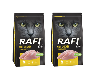 Dolina Noteci Rafi Kattenvoer met Kip 2x7kg