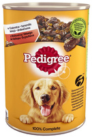 Pedigree Natvoer voor Volwassen Honden met Rundvlees Jellied Blik 24x400g