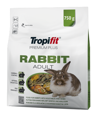 Tropifit Premium Plus Konijn Volwassen 750g