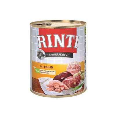 Rinti Kennerfleisch Huhn natvoer voor honden - kip 800g