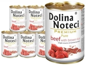Dolina Noteci Premium Puur Rundvlees met Bruine Rijst 6x800g