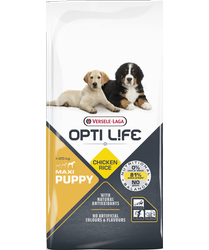 Versele-Laga Opti Life Puppy Maxi met Kip 12,5 kg