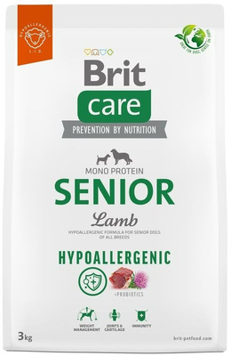 BRIT CARE Hypoallergeen Senior Lam 3kg 
