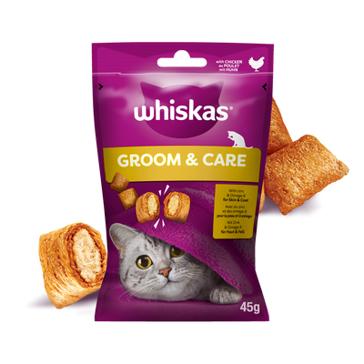 WHISKAS Healthy Shine 45g kattensnoepje, met kip