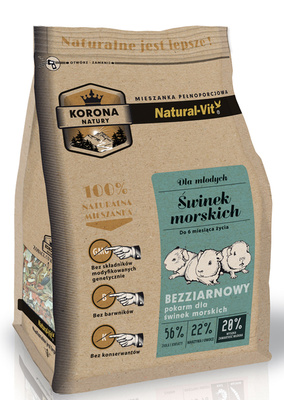 KORONA NATURY Natural-Vit voeding voor cavia junior 750g