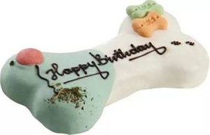 Lolo Pets Hondentaart "Happy Birthday" Vlees en Groentesmaak 250g