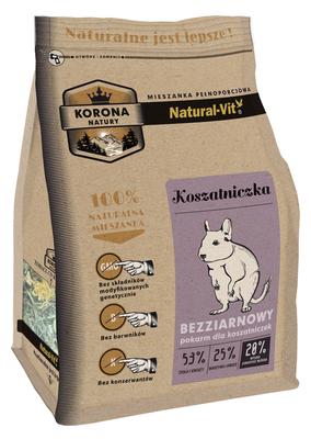 KORONA NATURY Natural-Vitvoer voor kustvissen 1,6kg
