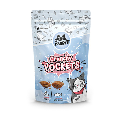 Mr Bandit Crunchy Pockets met zalm 40g