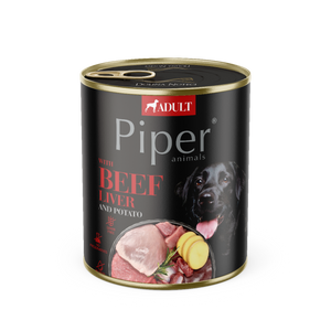 DOLINA NOTECI Piper voor honden met runderlever en aardappelen 800g