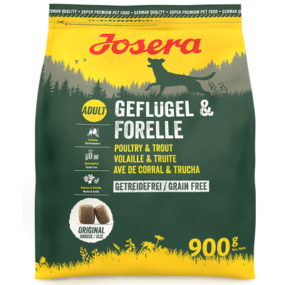 JOSERA Geflügel & Forelle 900g