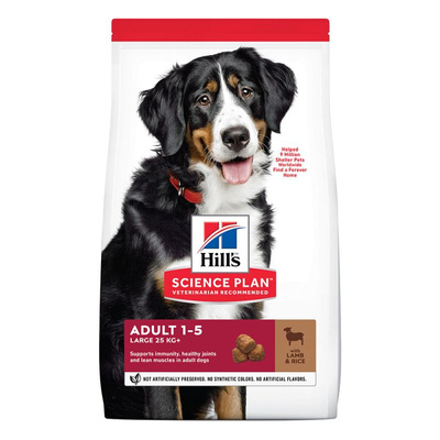Hill's SP Science Plan Canine Adult Large Breed Lamb & Rice 14kg + GRATIS een verrassing voor je hond!