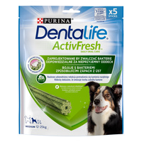 Purina Dentalife Activefresh Medium 115g+115g GRATIS