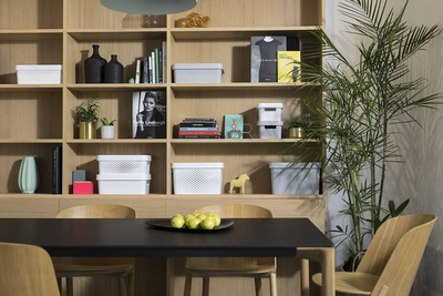 Curver Infinity Bin met Deksel Wit 17l