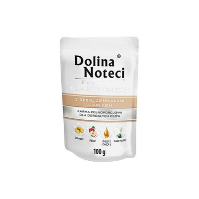Dolina Noteci Premium voor kleine honden met gans, aardappelen en appel 100g
