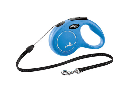 Flexi Leash New Classic S Touw 5m tot 12kg Blauw