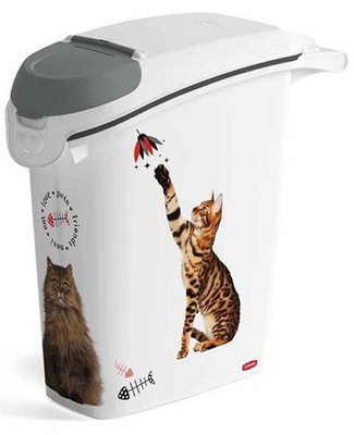 Curver PetLife Kattenvoer voorraadbus 10l