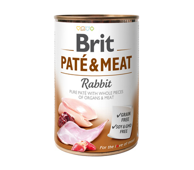 Brit Pate & Vlees met Konijn 6x400g