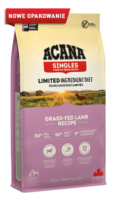 Acana Singles Grass-Fed Lamb 17kg
