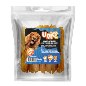 UNIQ PETS hondensnacks 500g Multivitamine yamfilets