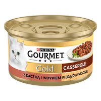 Purina Gourmet Gold Eend en Kalkoen in Saus 85g