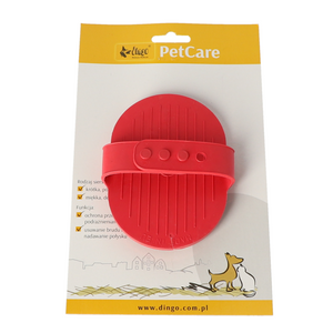 Dingo Rubber Carder met ballen en handbevestiging 8,5x13,5cm