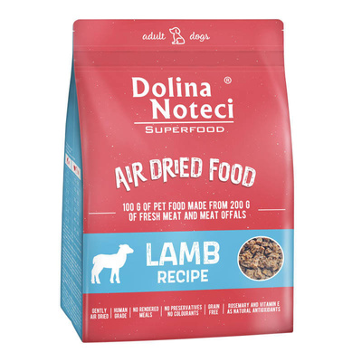 DOLINA NOTECI Superfood gedroogde lamsvleesgerechten voor honden 5kg