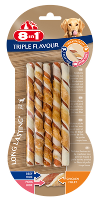 8in1 Triple Flavour Twisted Sticks 10st