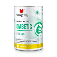 Disugual Veterinary natvoer voor honden DIABETIC Kip (volwassen) 12x400g
