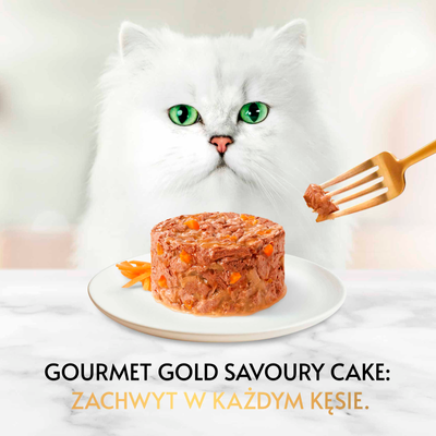 Purina Gourmet Gold Kattenvoer Hartige Taart 48 x 85 g + VERRASSING VOOR DE KAT