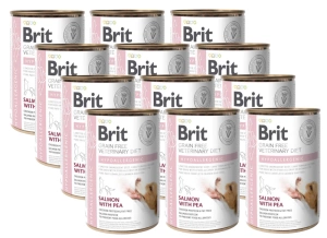 Brit Grain Free Veterinary Diet Hond Hypoallergeen Zalm met Erwten 400g