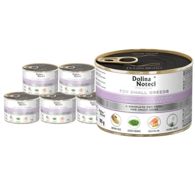 Dolina Noteci Premium voor kleine honden met Konijn, Bonen en Rijst 12x185g
