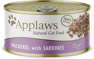 APPLAWS Mackerel With Sardine In Broth Tin 12x70g