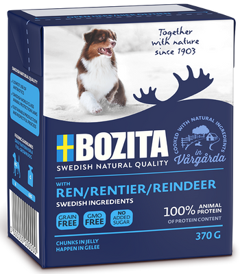 BOZITA Dog Rendier in gelei 370g