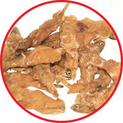 Lupipets Kip Gewikkelde Vis 500g