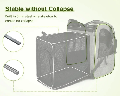 Dierentas/rugzak uitbreidbaar large xl premium