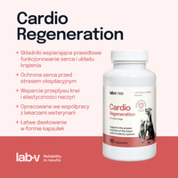 LAB-V Cardio Regeneration - Cardiovasculaire ondersteuning voor honden en katten 90 capsules