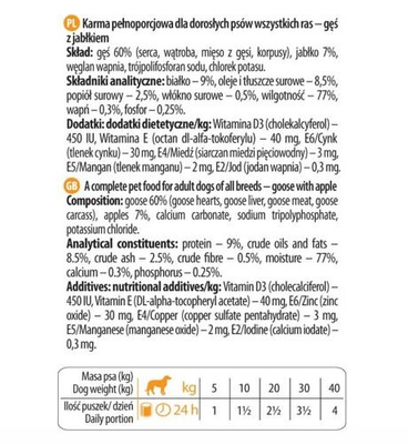 Dolina Noteci Premium Puur Gans met Appel 6x800g
