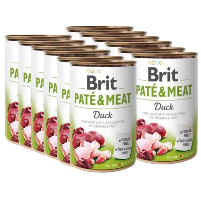 Brit Pate & Vlees met Eend 12x800g