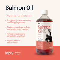 Lab-V 100% Zalmolie voor honden en katten van alle leeftijden 5000 ml Koudgeperst