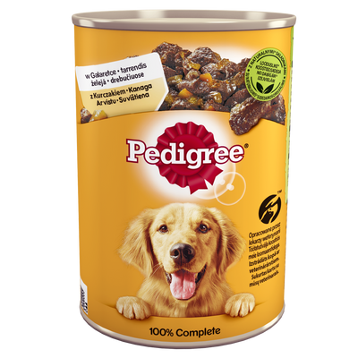 Pedigree Natvoer voor Volwassen Honden met Kip & Groenten in Gelei 400