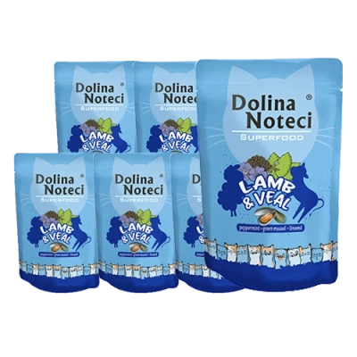Dolina Noteci Supervoeding Lam met Kalfsvlees 10x85g