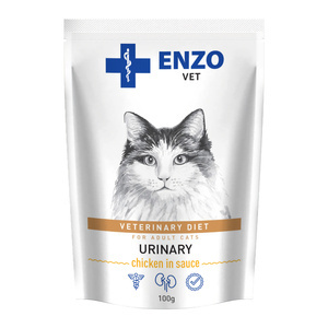 ENZO VET Urinary met kip in saus voor katten 100g