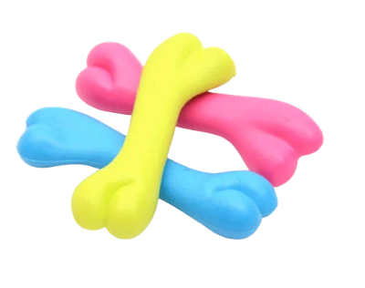 NUXIE rubber hondenspeelgoed bot 12cm