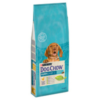 Purina Dog Chow Puppy met Kip 2x14kg 