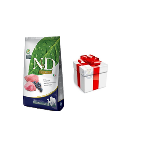 FARMINA N&D Prime KONIJN LAMB & BLUEBERRY ADULT MEDIUM&MAXI DRY FOOD 12kg + GRATIS een verrassing voor je hond!