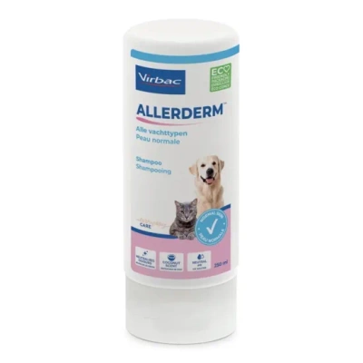 Virbac Allerderm shampoo voor de normale huid voor honden en katten 250 ml