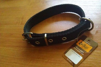 Dingo Halsband met Losse Gesp voor Honden Leiband Zwart 70cm