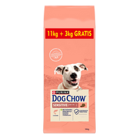 Droogvoer voor honden vanaf 1 jaar, voor gevoelige huid, vacht en spijsvertering, met zalm. Pakket 2x14kg.