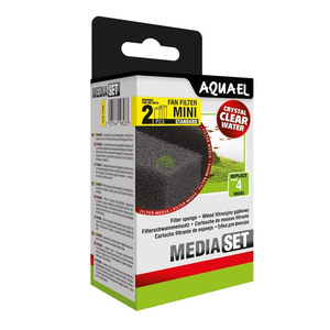 AQUAEL Sponsfilter Cartridge Fan Mini Plus MediaSet 2st