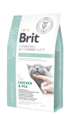 Brit Grain Free Veterinary Diet Katten Struviet Kip Met Erwten 2kg